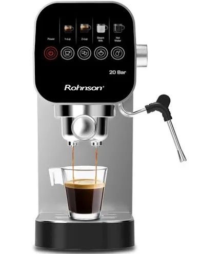 Espressor manual slim, Rohnson R98100, 20 bari, 1.360W, 0, 9 L