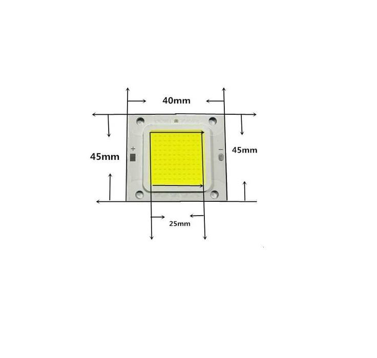 Led Cob Chip 55W 25-34V 12b10C 4640 pastila led