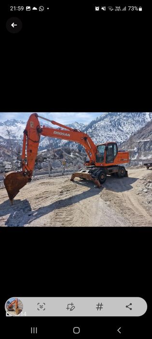 Услуги колесного эксковатора 210 кубовик