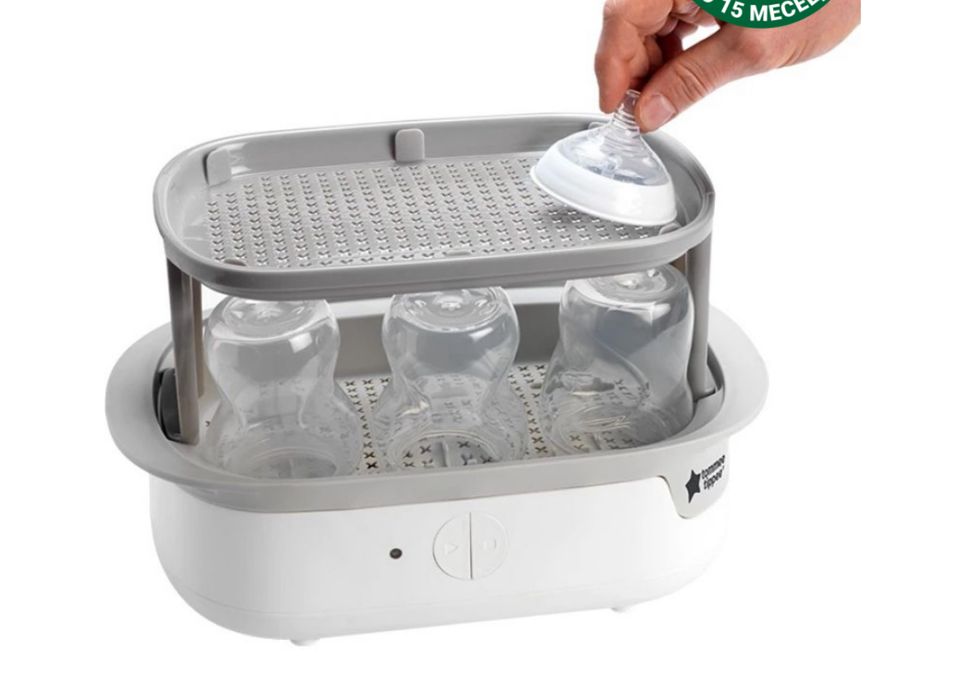 Електрически парен стерилизатор Tommee Tippee - Advanced за 6 шишета