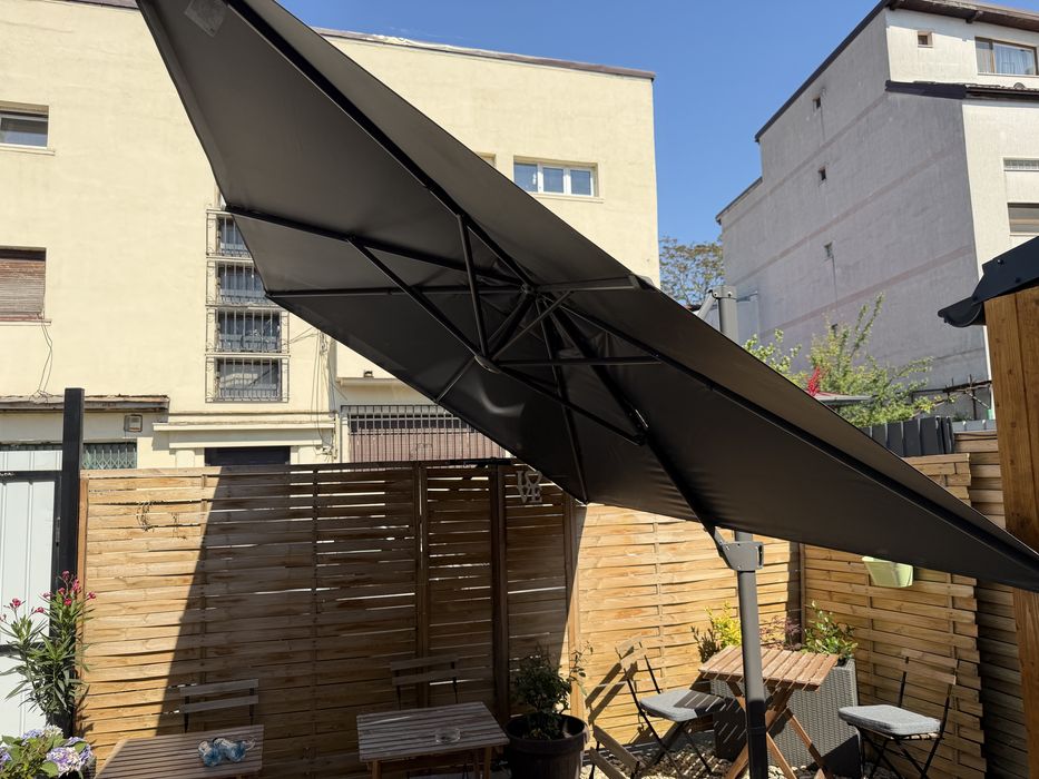 Umbrela Seglaro Ikea 330x240 cu tot cu baza