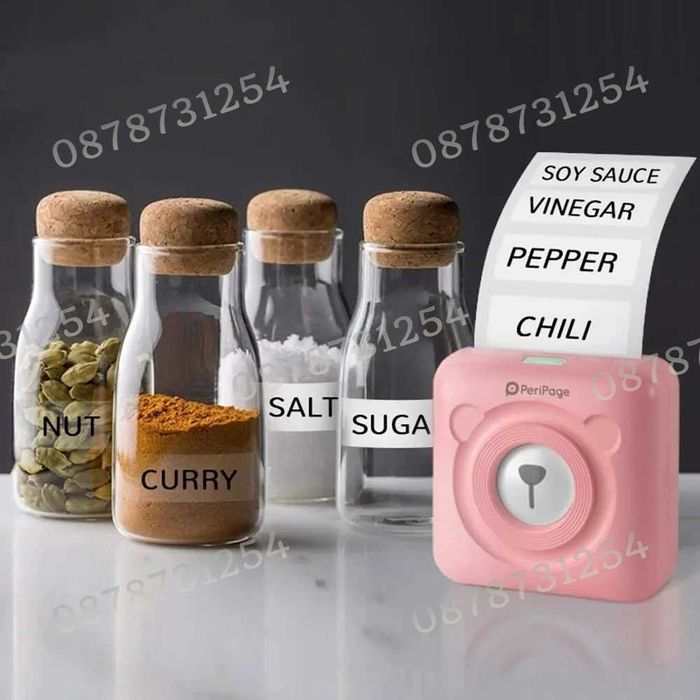 Мини Преносим Принтер за Печат с Безжична Връзка, Bluetooth, Android