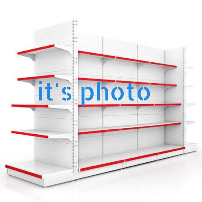 Торговый Стеллажи, оборудование металлические полки и витрина прилавки