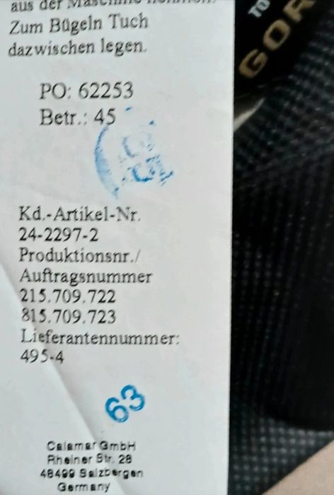 Jachetă/Trenci Calamar x Walbusch Gore-Tex mărimea 26(XL-XXL)