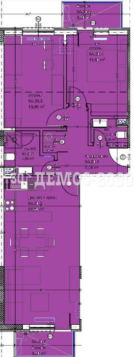 Продава се Тристаен апартамент в Варна, Кайсиева градина - 103 кв.м за 1299 €/кв.м - Снимка #2