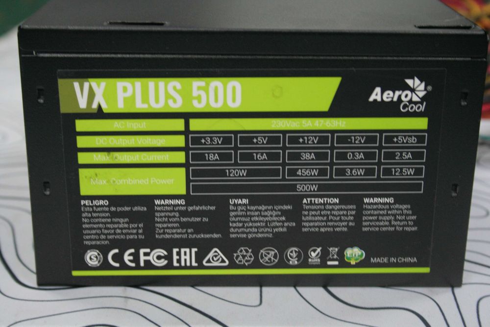 Блок Питания VX Plus 500Wt