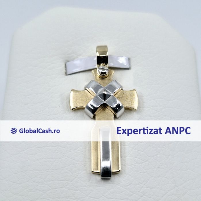 Cruce din aur de 14k, 3.87g | GlobalCash.ro #MI115495