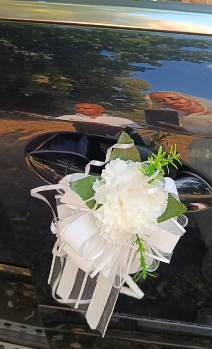 Сватбена украса за автомобил под наем 50 евро
