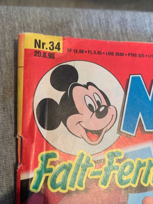 книжки Micky Maus номера 28,33,34,36,48