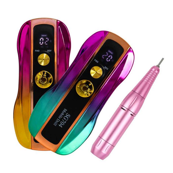 Акумулаторна електрическа пила за маникюр и педикюр с HD LCD дисплей