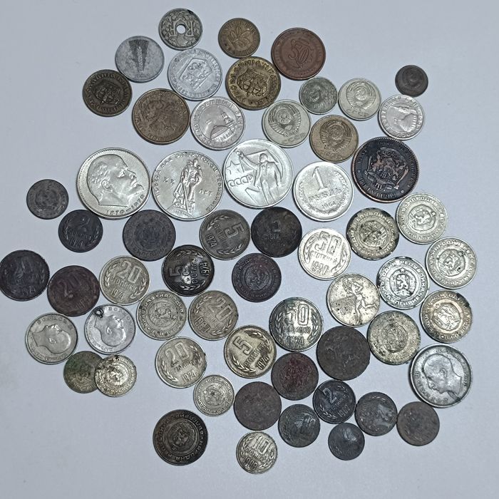 Стари монети български и руски