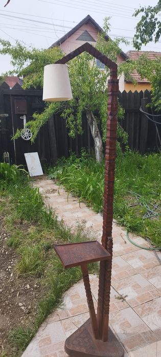 Lampa din lemn masiv  199și ghiozdan Herlitz fete139