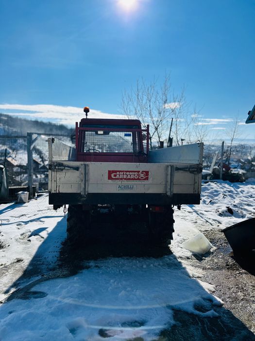 Motocultor 4x4 Antonio Carraro cu bena basculabila Torincab cargo 34 Lombardini