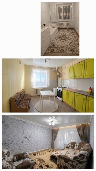 Карабалык!Продам 2-комнатную квартиру, мкр. Черёмушки, 15-5 этаж.
9 мл