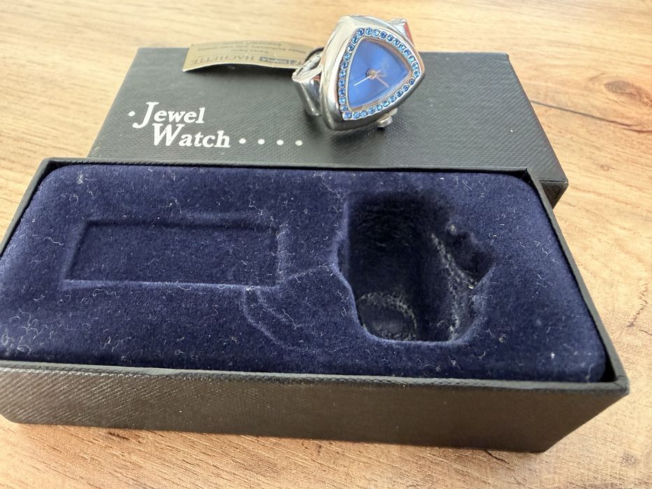 Inel jewel wach cu ceas  nou/swarovski