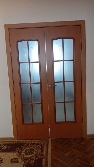 Продам 2-х створчатые двери за 2 полотна вместе с косяками за 15 тысяч
