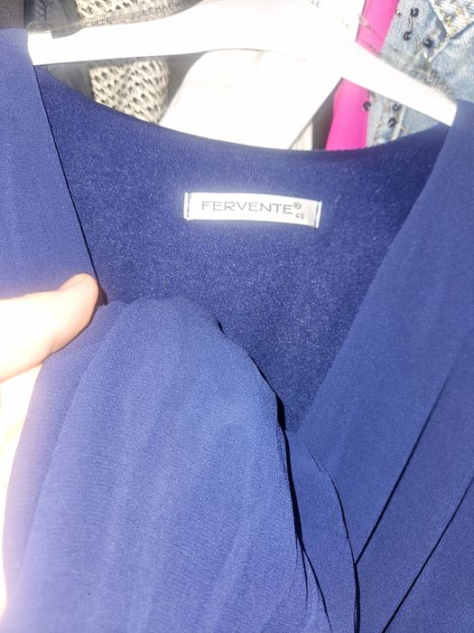 Турецкое платье синий