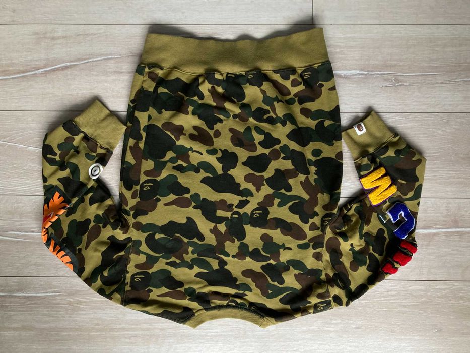 A Bathing Ape 1ST CAMO Bape SHARK камуфлажна блуза фланела M