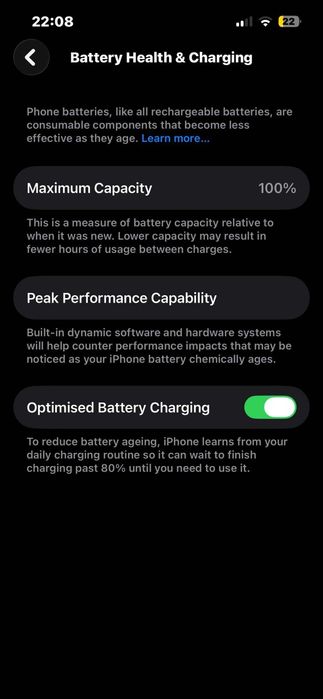 IPhone 13 - 100% battery health отличен