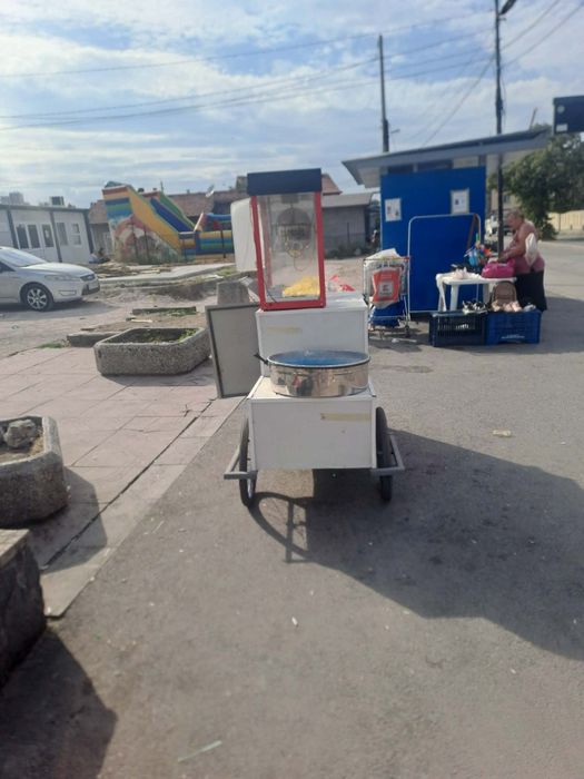 Комбинирана количка царевица пуканки памук