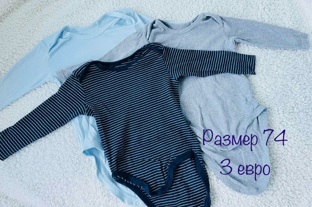 Продавам лот или по отделно много запазени дрешки размер 74 Benetton, H&M и други
