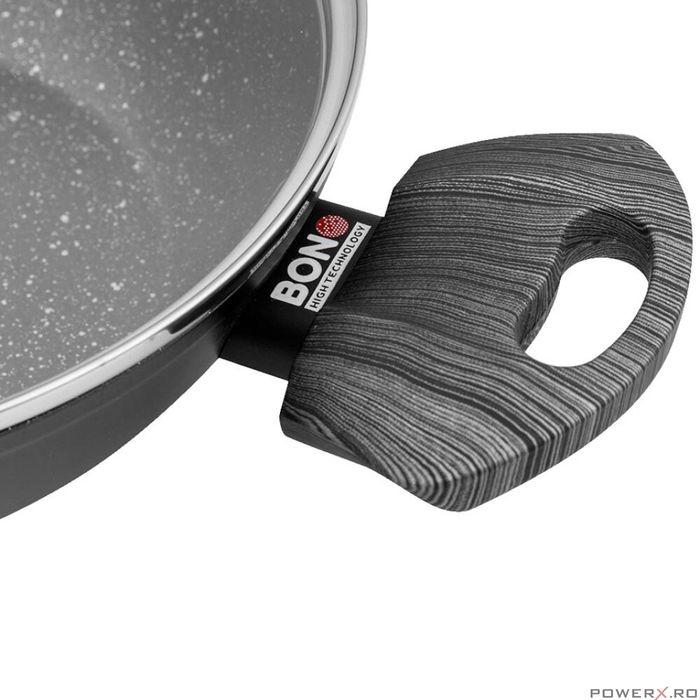 Oala cu capac, invelis antiaderent si manere din bachelit, 20cm, 2.5l,