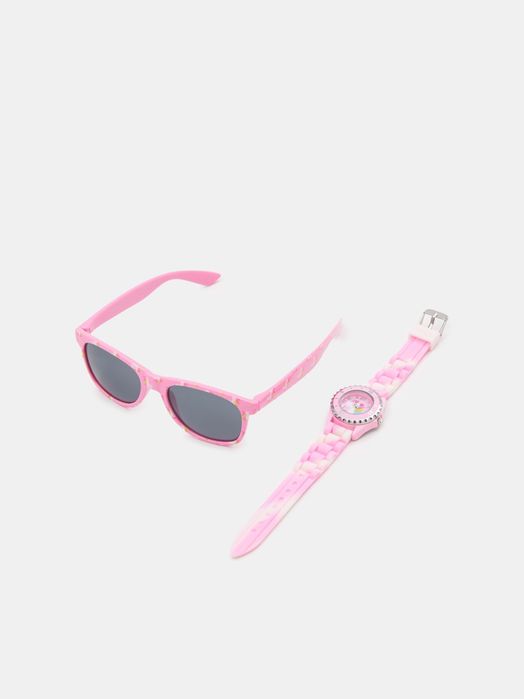 Set ceas si ochelari copii