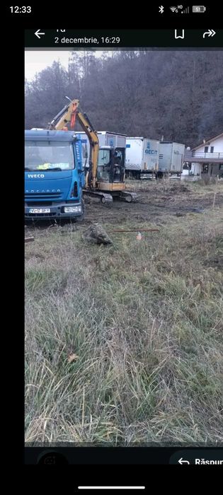 Închirierii,  Lucrari cu Excavator, Executam orice lucrare de săpături,nivelări, terasamente, branșamente ,cât și transport marfa și basculabil