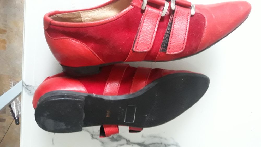 Balerini pantofi piele