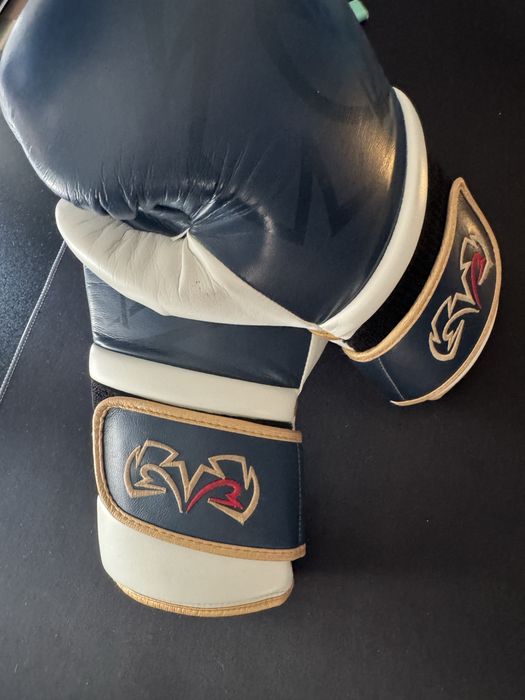 Manusi de box Rival rs80v 12 oz si tibiere knockout