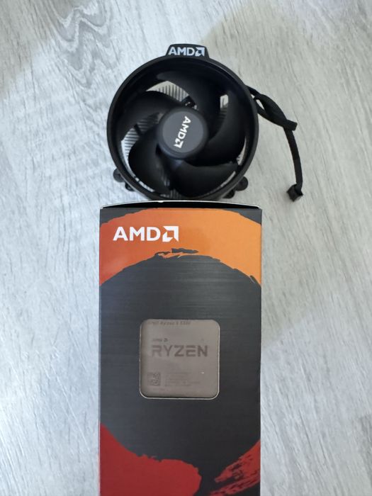 Ryzen 5 5500 процесор и охладител