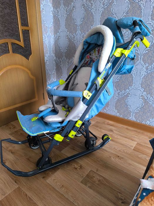 Санки коляска ника 7-3