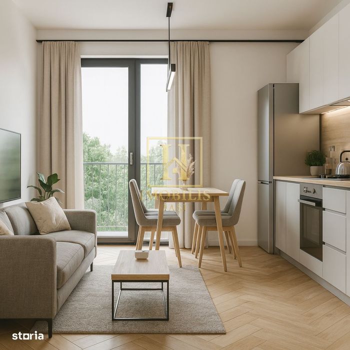 Apartament NOU 2 camere open space 43 mp Bucium 66500 euro