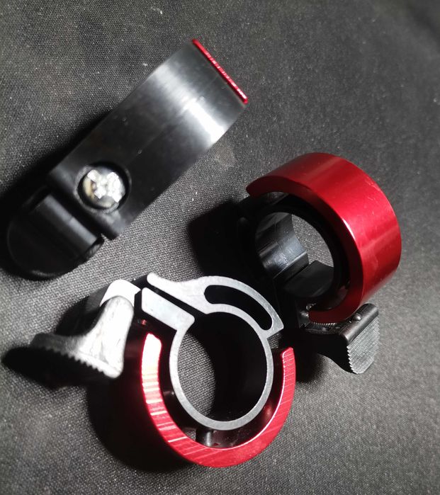 Set 2x sonerie bicicleta mini aluminiu minimalist