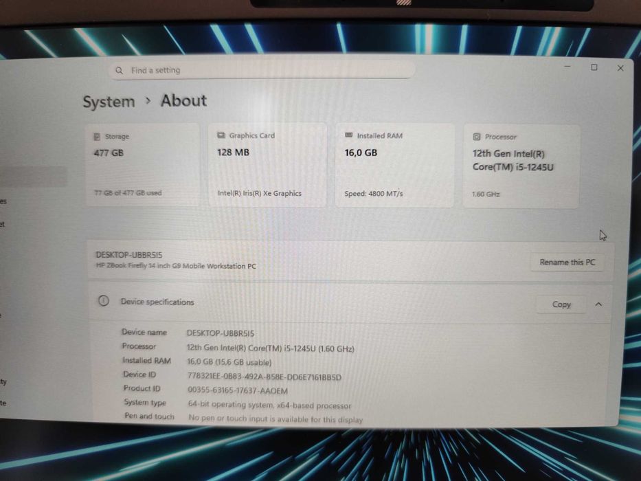 Hp Zbook Firefly 14 G9