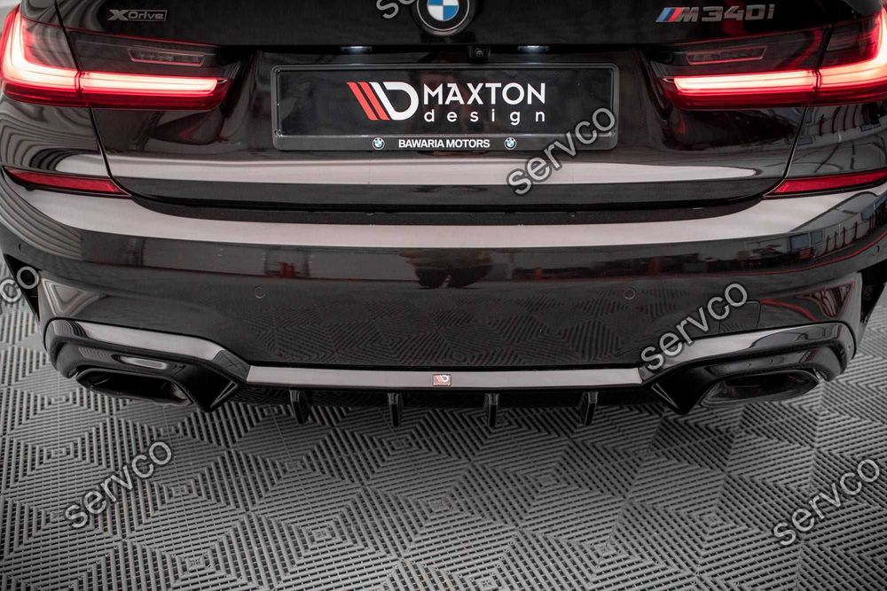 Difuzor bara spate Bmw Seria 3 G20 G21 M340i 2018-2022 v9 - Maxton