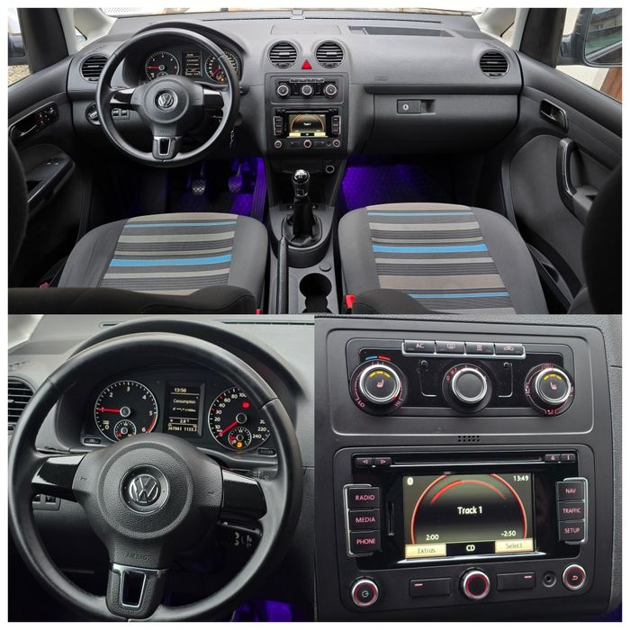 Vw CADDY maxi 2011, euro 5, 7 locuri, autohold, sirocou, start-stop