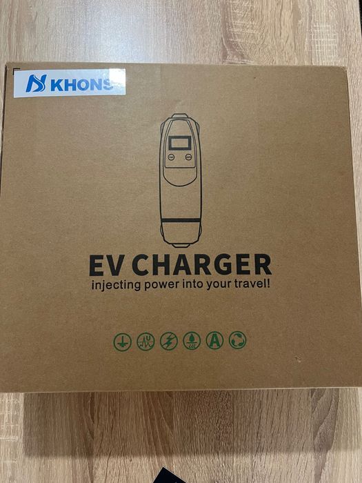 Мобилно зарядно за електромобил 16А Portable charger for EV 16 amps