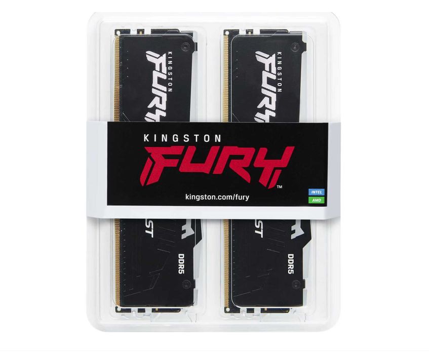 Kit Kingston FURY Beast RGB EXPO, 32GB (2x16GB) DDR5 6000MT/s CL30