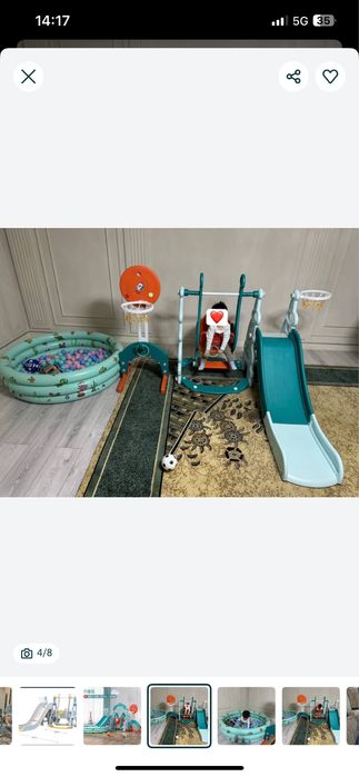 Горка качеля. Доставка по Ташкенту БЕСПЛАТНО