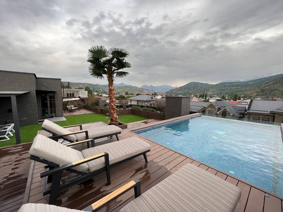 Сдаётся премиум дача с террассой «Эмаар» в Чарваке