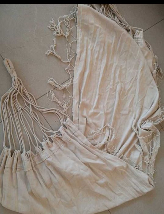 бежов бохо памучен хамак boho