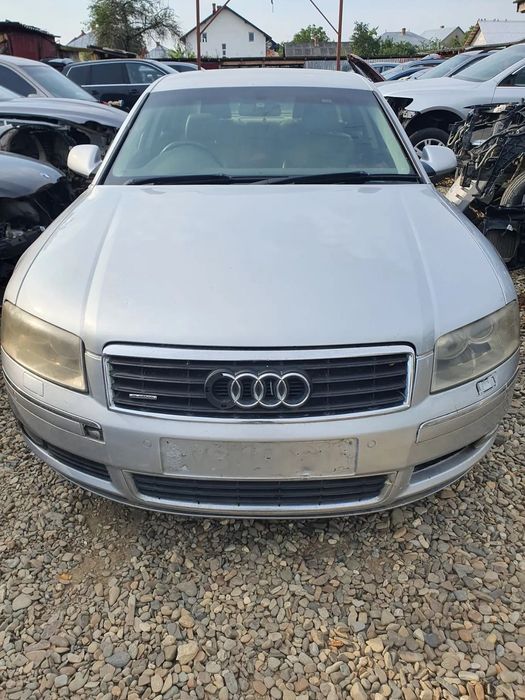 Dezmembrez Audi A8 D3 an 2005 motor 3.0 tdi V6 233 cp cod ASB kit injectie injector rampa injectoare turbina pompa inalta servo trager complet compresor clima ac perna aer stanga dreapta alternator electromotor cardan grup diferential fata spate A4 B7 A6