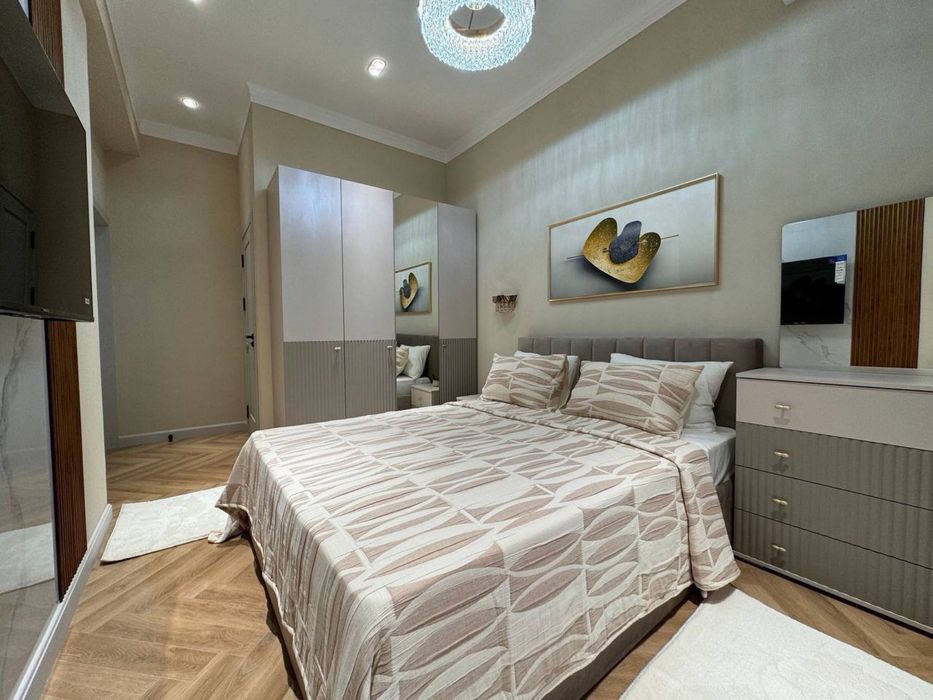 Ул.Байналминал Сеул 3/9/10 68 кв.м евро ремонт с мебелью и техникой