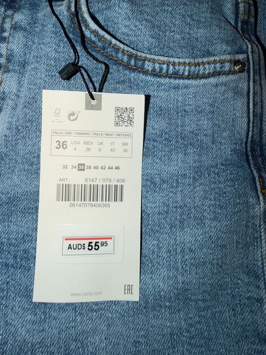 Blugi Zara mini flare