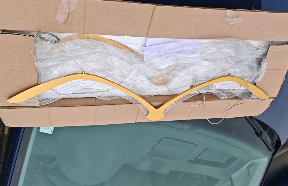 Модерен полилей "Чайки" Ресторант LED висяща лампа с дистанц