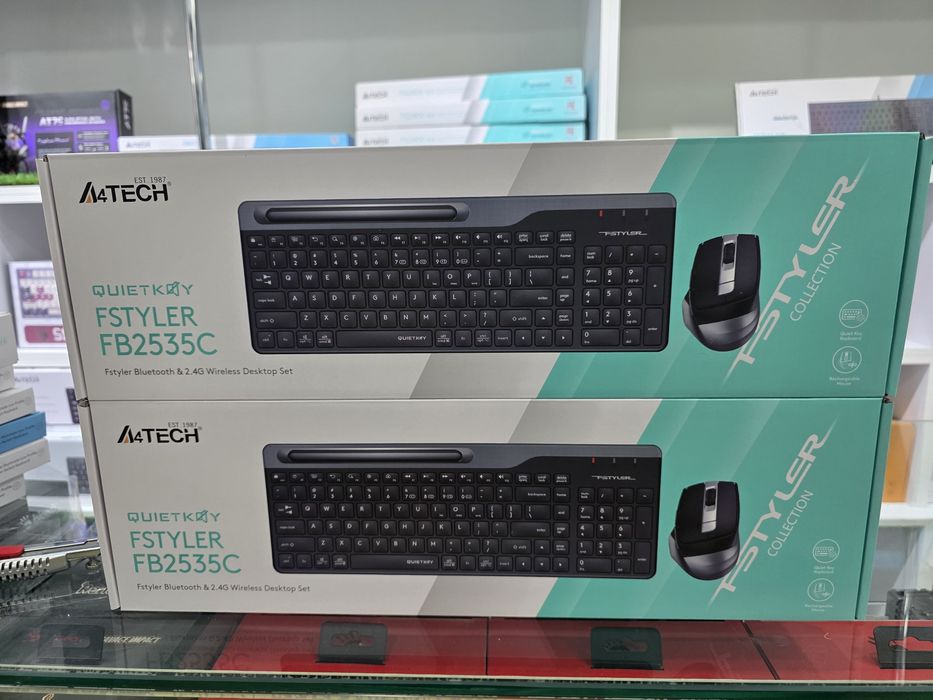 A4tech Fb2535c набор клавиатура и мышь