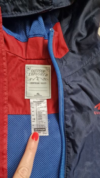 Fas de ploaie copii Decathlon, ms. 123-130