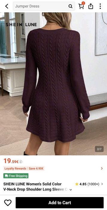 Нова плетена рокля Shein размер S/M