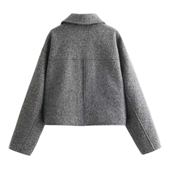 Бомбер 46-48р  серый